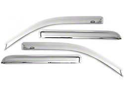 Ventvisor Window Deflectors; Front and Rear; Chrome (10-24 4Runner)