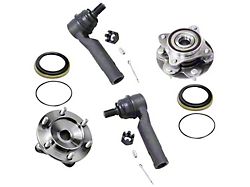 Wheel Hub Assemblies with Outer Tie Rods; Front (10-24 4WD 4Runner)