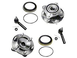 Wheel Hub Assemblies with Outer Tie Rods; Front (03-09 4Runner)