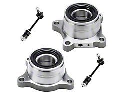 Wheel Hub Assemblies with Sway Bar Links; Rear (03-09 4Runner w/o KDSS System)