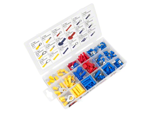 Wire Terminal Assortment; 160-Piece Set