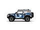 4x4 Attitude Action Shield Body Armor; Blue Splinter Camo (21-24 Bronco 2-Door)