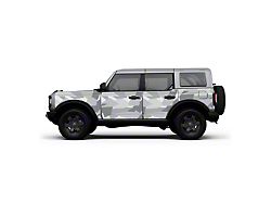 4x4 Attitude Action Shield Body Armor; White Splinter Camo (21-24 Bronco 4-Door)