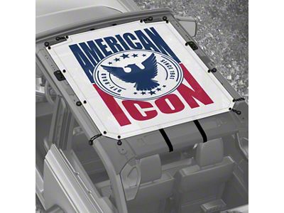 4x4 Attitude Sunshade; American Idol (21-24 Bronco 2-Door)