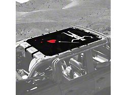 4x4 Attitude Sunshade; Black Beard (21-24 Bronco 4-Door)