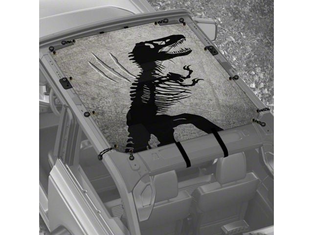 4x4 Attitude Sunshade; Jurassic (21-24 Bronco 2-Door)