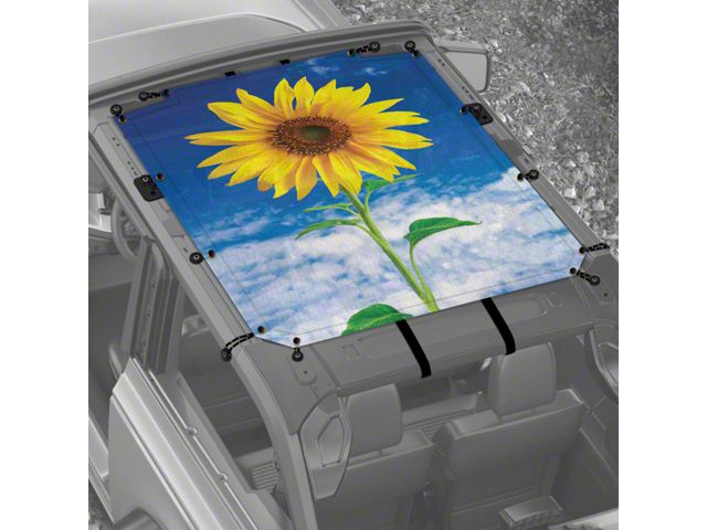 4x4 Attitude Sunshade; Sunflower (21-24 Bronco 2-Door)