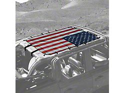 4x4 Attitude Sunshade; USA Live Flag (21-24 Bronco 4-Door)