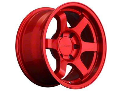 9Six9 Wheels SIX-1 Truck/SUV Candy Apple Red 6-Lug Wheel; 17x8.5; -10mm Offset (03-09 4Runner)