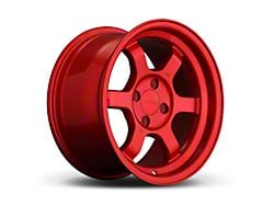 9Six9 Wheels SIX-1 Deep Candy Apple Red Wheel; 17x8.5; -10mm Offset (20-25 Jeep Gladiator JT)