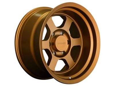 9Six9 Wheels SIX-1 Deep Matte Bronze Wheel; 17x8.5; -10mm Offset (18-24 Jeep Wrangler JL)