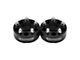 Supreme Suspensions 2-Inch Pro Billet Hub Centric Wheel Spacers; Black; Set of Four (21-24 Bronco Sport)