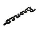 Ford Performance Classic Script Fender Badges; Matte Black (21-24 Bronco)