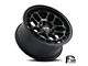 Reika R30 Drifter Satin Black 5-Lug Wheel; 17x8; 20mm Offset (21-24 Bronco Sport)