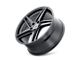 Kraze Milano Satin Black 5-Lug Wheel; 18x8; 40mm Offset (21-24 Bronco Sport)