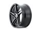 Kraze Milano Satin Black 5-Lug Wheel; 17x8; 38mm Offset (21-24 Bronco Sport)