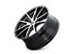 Kraze Turismo Gloss Black Machined 5-Lug Wheel; 18x8; 40mm Offset (21-24 Bronco Sport)