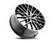 Mazzi Jinx Gloss Black Machined 5-Lug Wheel; 18x8; 40mm Offset (21-24 Bronco Sport)