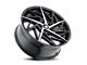 Mazzi Freestyle Gloss Black Machined 5-Lug Wheel; 20x8.5; 35mm Offset (21-24 Bronco Sport)