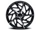 Mazzi Freestyle Gloss Black Machined 5-Lug Wheel; 20x8.5; 35mm Offset (21-24 Bronco Sport)