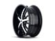 Mazzi Essence Gloss Black Machined Wheel; 20x8.5; 35mm Offset (84-01 Jeep Cherokee XJ)