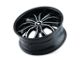 Mazzi Hustler Gloss Black Machined Wheel; 20x8.5; 35mm Offset (97-06 Jeep Wrangler TJ)