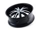 Mazzi Edge Gloss Black Machined Wheel; 18x7.5; 40mm Offset (97-06 Jeep Wrangler TJ)