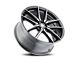 Touren TR94 Gloss Graphite Brushed with Dark 5-Lug Wheel; 18x8; 35mm Offset (21-24 Bronco Sport)