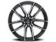 Touren TR94 Gloss Graphite Brushed with Dark 5-Lug Wheel; 18x8; 35mm Offset (21-24 Bronco Sport)