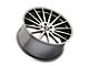 Touren TR92 Gloss Graphite Machined 5-Lug Wheel; 18x8; 35mm Offset (21-24 Bronco Sport)