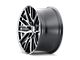 Touren TR91 Matte Black Brushed with Dark 5-Lug Wheel; 19x8.5; 35mm Offset (21-24 Bronco Sport)