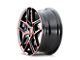 Touren TR79 Gloss Black Machined with Red 5-Lug Wheel; 18x8; 35mm Offset (21-24 Bronco Sport)