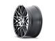 Touren TR78 Matte Black Brushed with Dark 5-Lug Wheel; 18x8; 40mm Offset (21-24 Bronco Sport)