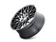 Touren TR78 Matte Black Brushed with Dark 5-Lug Wheel; 18x8; 40mm Offset (21-24 Bronco Sport)