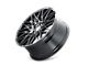 Touren TR78 Gloss Black 5-Lug Wheel; 18x8; 40mm Offset (21-24 Bronco Sport)