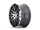 Touren TR75 Matte Black Brushed with Dark 5-Lug Wheel; 18x8; 40mm Offset (21-24 Bronco Sport)