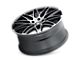 Touren TR75 Matte Black Brushed with Dark 5-Lug Wheel; 18x8; 40mm Offset (21-24 Bronco Sport)