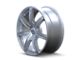 Touren TR65 Gloss Silver 5-Lug Wheel; 18x8; 35mm Offset (21-24 Bronco Sport)