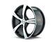 Touren TR9 Gloss Black Machined 5-Lug Wheel; 18x8; 40mm Offset (21-24 Bronco Sport)