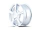 Touren TR9 Gloss Hyper Silver 5-Lug Wheel; 17x7; 42mm Offset (05-15 Tacoma)