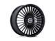 Niche Serene Gloss Black Wheel; 22x9; 38mm Offset (97-06 Jeep Wrangler TJ)