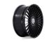 Niche Serene Gloss Black 5-Lug Wheel; 22x9; 38mm Offset (21-24 Bronco Sport)