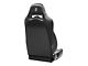 Corbeau Trailcat Reclining Seats; Black Vinyl/Black Stitching; Pair (Universal; Some Adaptation May Be Required)