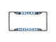 License Plate Frame with Dallas Mavericks Logo; Chrome (Universal; Some Adaptation May Be Required)