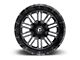 Fuel Wheels Hardline Gloss Black Milled 6-Lug Wheel; 18x9; -12mm Offset (03-09 4Runner)