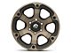 Fuel Wheels Beast Matte Black Double Dark Tint 6-Lug Wheel; 18x9; 19mm Offset (16-24 Titan XD)