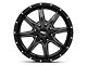 Moto Metal MO970 Semi Gloss Black Milled 6-Lug Wheel; 18x9; 18mm Offset (16-24 Titan XD)