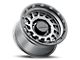 Raceline Halo Gunmetal with Black Ring 6-Lug Wheel; 18x9; 18mm Offset (2024 Tacoma)