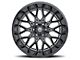 Terra Offroad TR-10 Glossy Black Milled 6-Lug Wheel; 20x10; -25mm Offset (16-23 Tacoma)