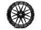 Hardrock Offroad Affliction Gloss Black Milled 6-Lug Wheel; 20x12; -44mm Offset (22-24 Bronco Raptor)
